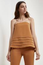 C/meo Collective Say It Again Bustier Ochre