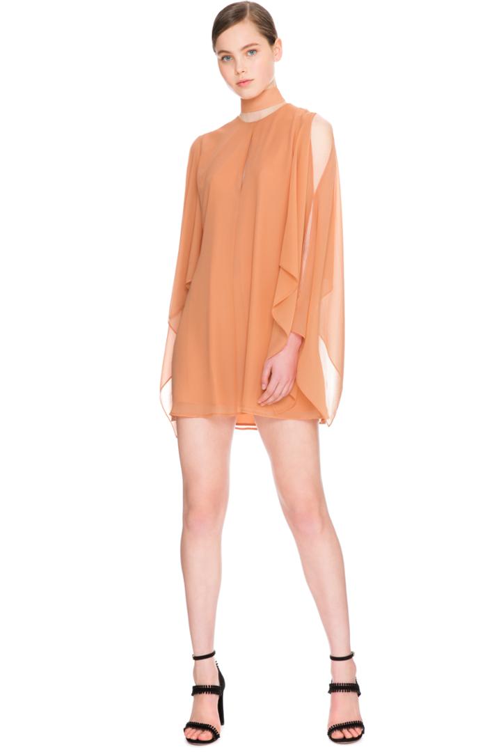 Keepsake Step Back Dress Terracotta