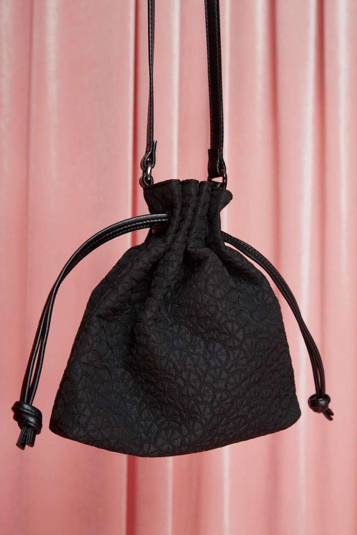 Jaggar Footwear Jaggar Footwear Draw Bag Fabric Black