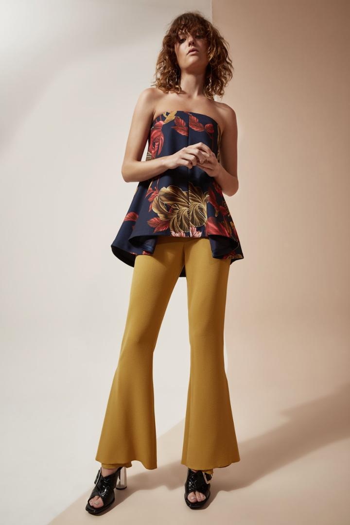 C/meo Collective Fusion Top Navy Botanic