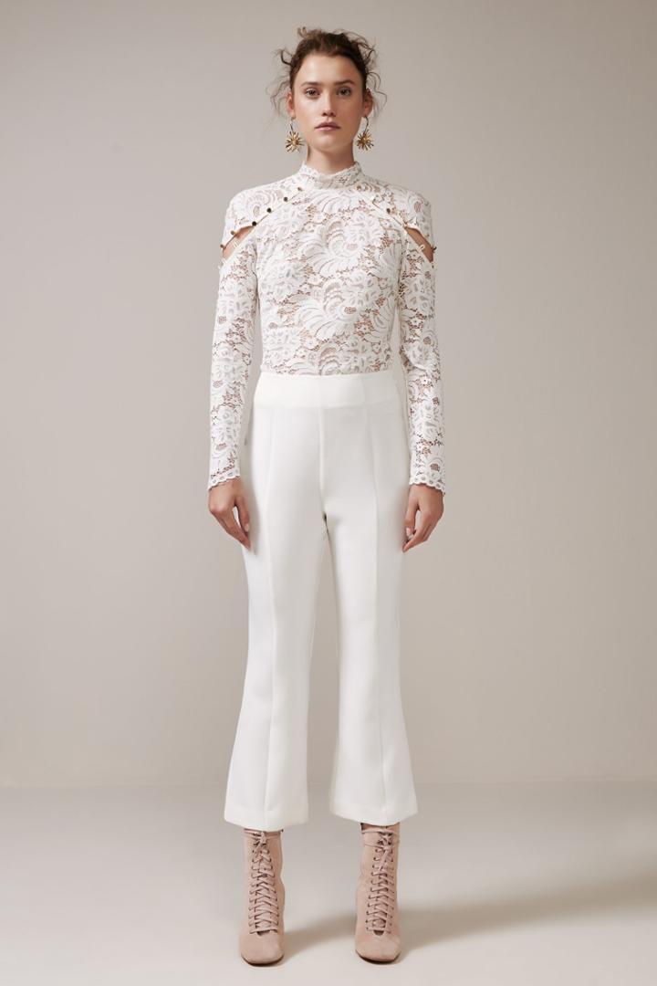 Keepsake Drift Cropped Pant Ivory