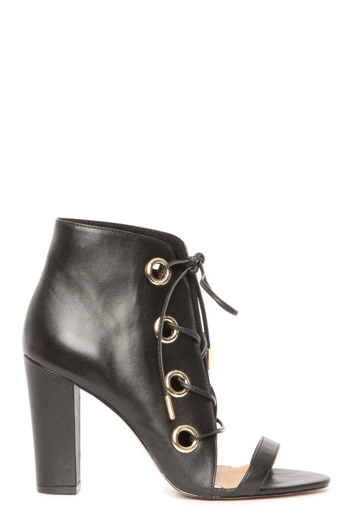 Jaggar Footwear Proximity Block Heel Black