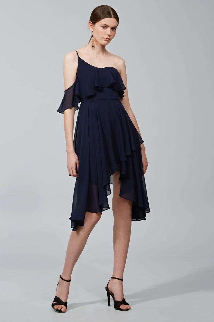 Keepsake Downtown Dress Navy