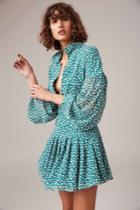 C/meo Collective C/meo Collective Be About You Long Sleeve Dress Green Daisyxs,s,m,l,xl