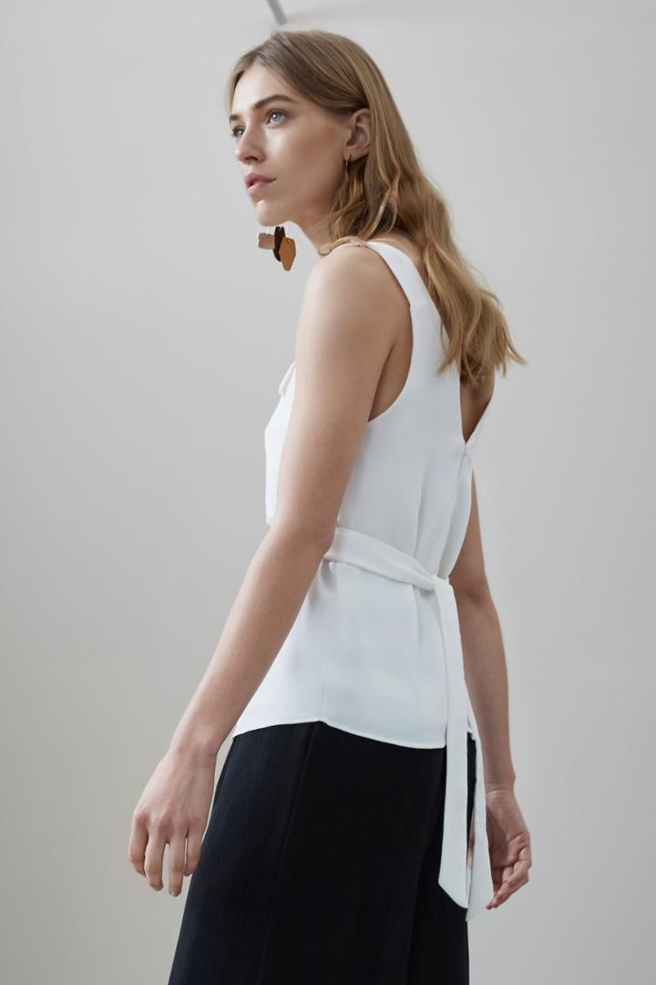 C/meo Collective Second Thought Top Ivory