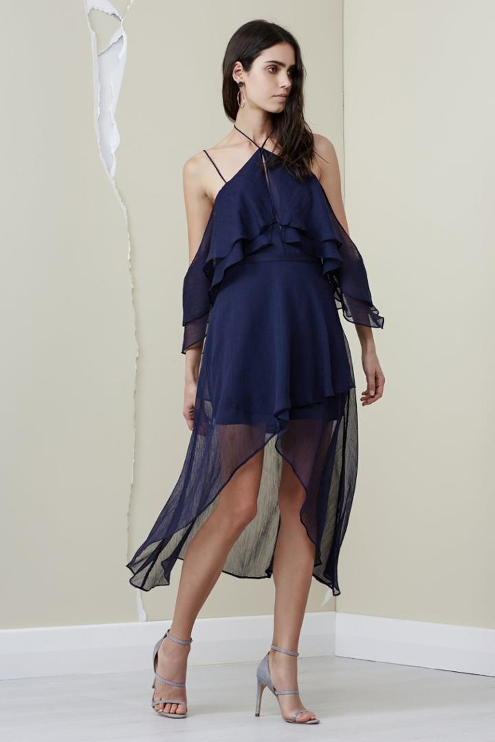 Finders Keepers Mantle Skirt Navy