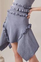 C/meo Collective Iridescent Knit Skirt Navy Marlexxs, Xs,s,m,l