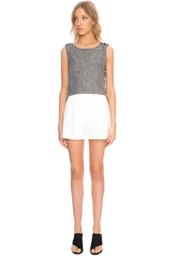 Finders Keepers Renegades Top Grey Fleck