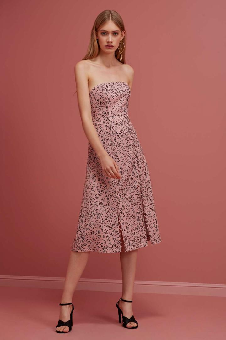 Keepsake Keepsake Morning Rain Dress Dusk Rain Print