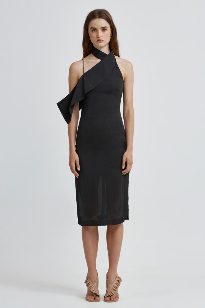 Keepsake Laika Midi Dress Black