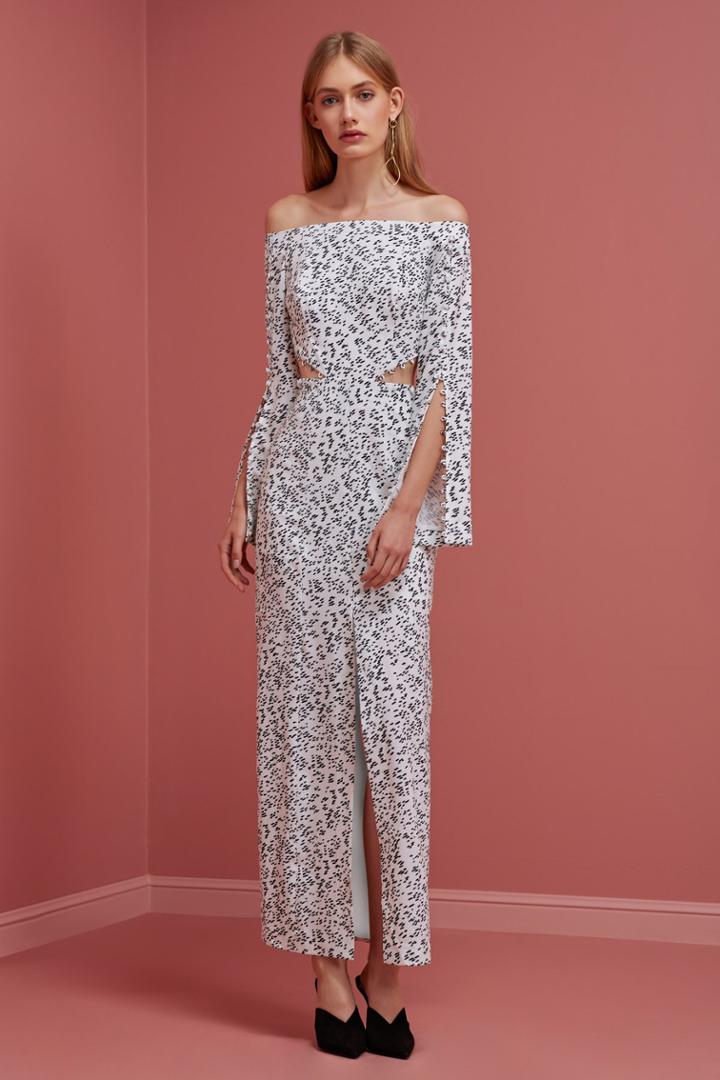 Keepsake Morning Rain Gown Rain Print