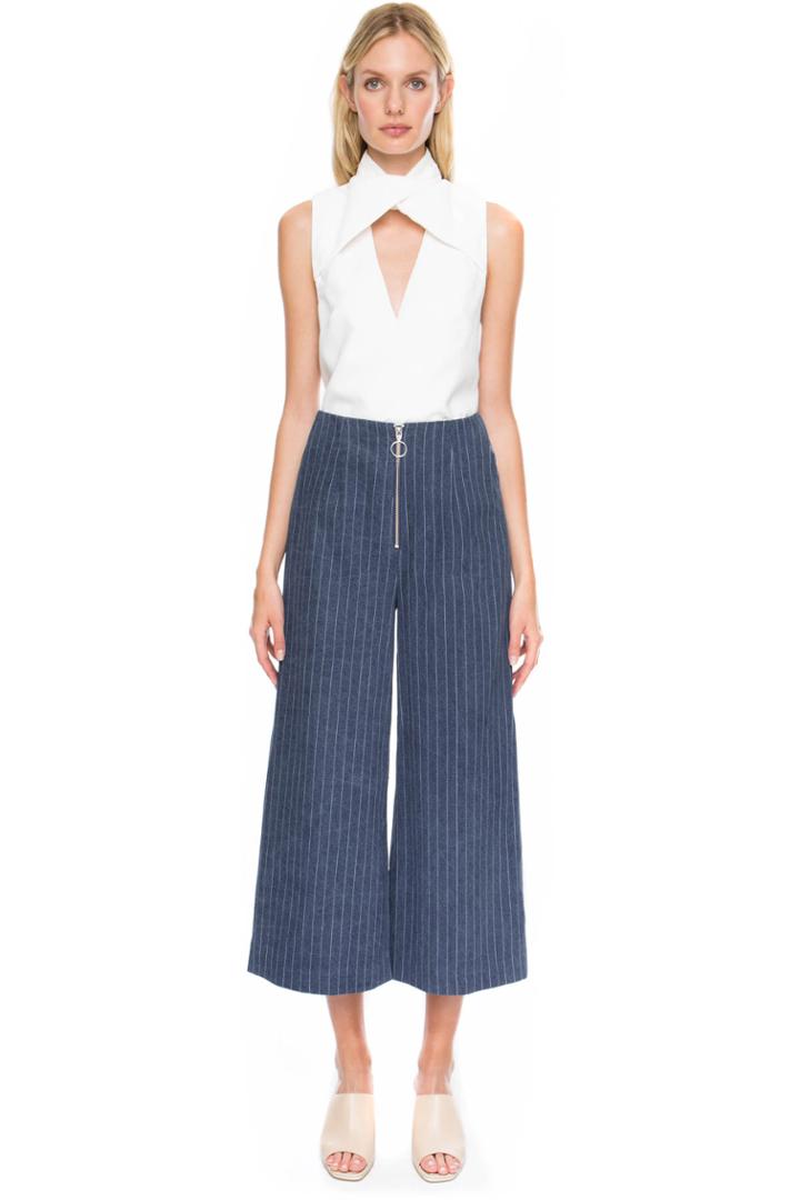 C/meo Collective Stay Cool Pinstripe Pants Denim Pinstripe