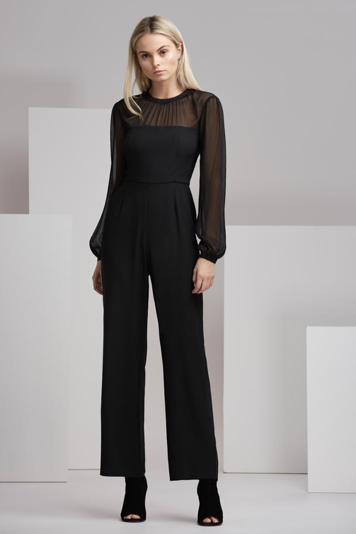 Finders Keepers Amos Jumpsuit Black