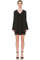 Keepsake Faithful Long Sleeve Mini Dress Black
