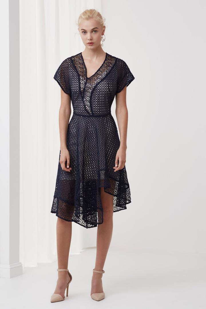 Keepsake Easy Love Dress Navy