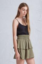 The Fifth The Fifth Chase That Feeling Skirt Khaki