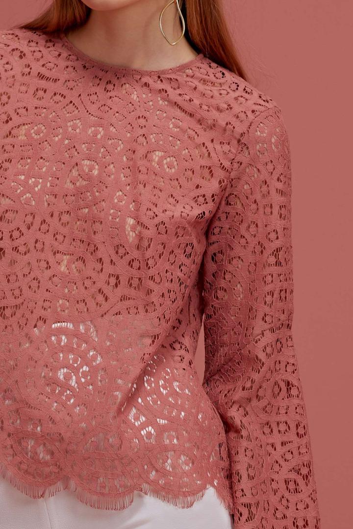 Keepsake Keepsake Be The One Long Sleeve Top Cinnamon