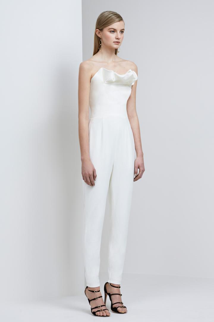 Keepsake Between Friends Jumpsuit Ivory