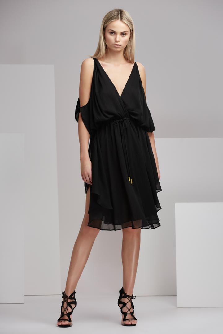 Finders Keepers Mateo Cut Away Dress Black