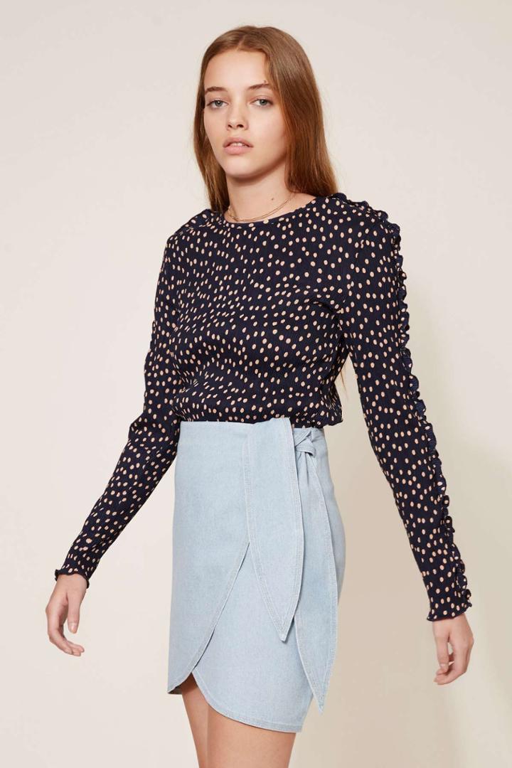 The Fifth Mania Skirt Light Washxl