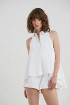 C/meo Collective String Along Shirting Playsuit White