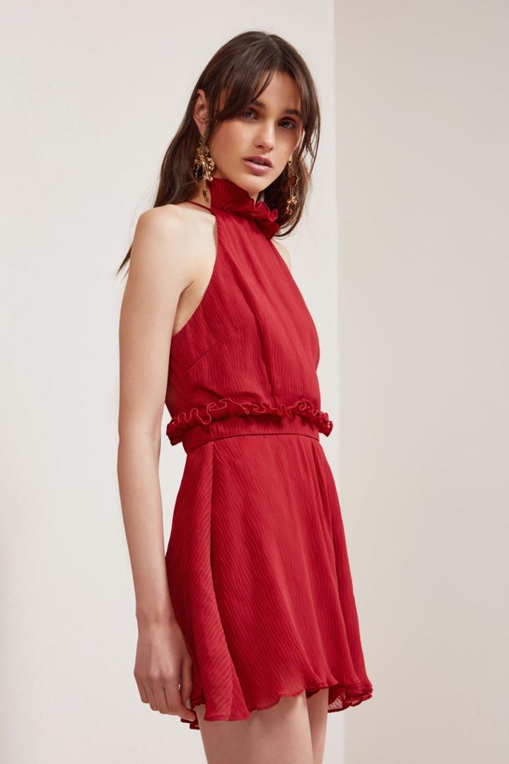 Keepsake Keepsake Skylines Playsuit Scarlet Red
