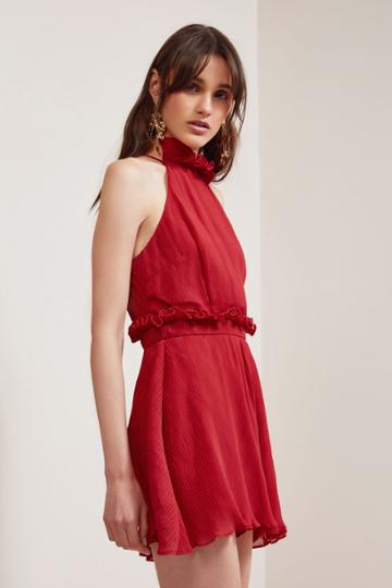 Keepsake Keepsake Skylines Playsuit Scarlet Red