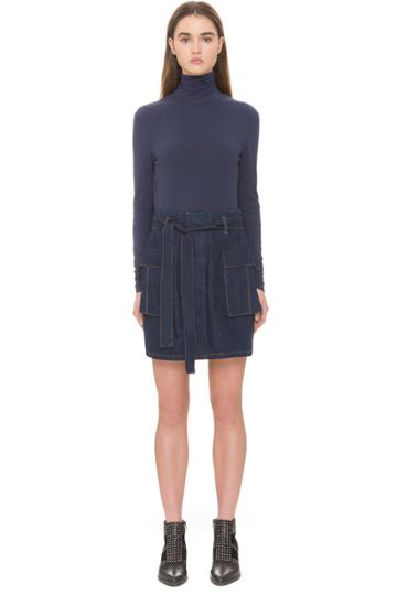 The Fifth Major Minor Skirt Dark Denim