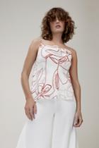 C/meo Collective Infinite Top Ivory Stencil
