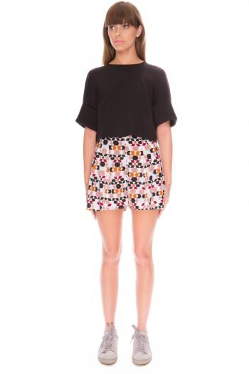 The Fifth Front Row Top Black