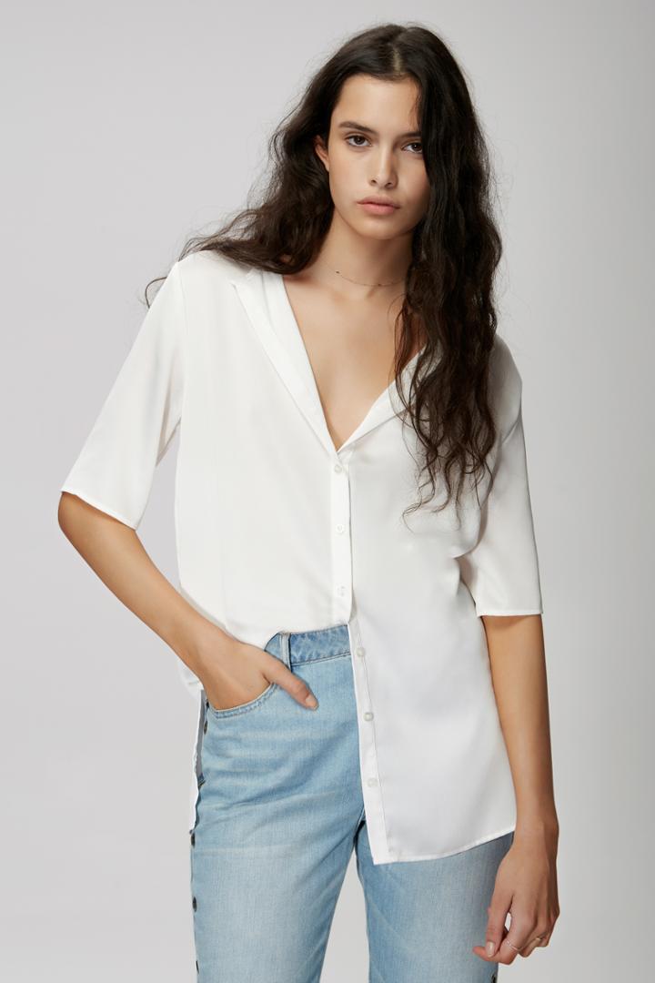 The Fifth Paradise City Top Ivory