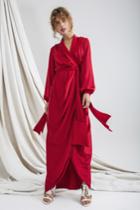 C/meo Collective Influential Gown Crimson