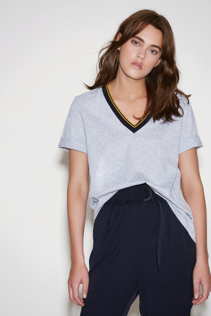 The Fifth The Fifth North T-shirt Grey Marlexl