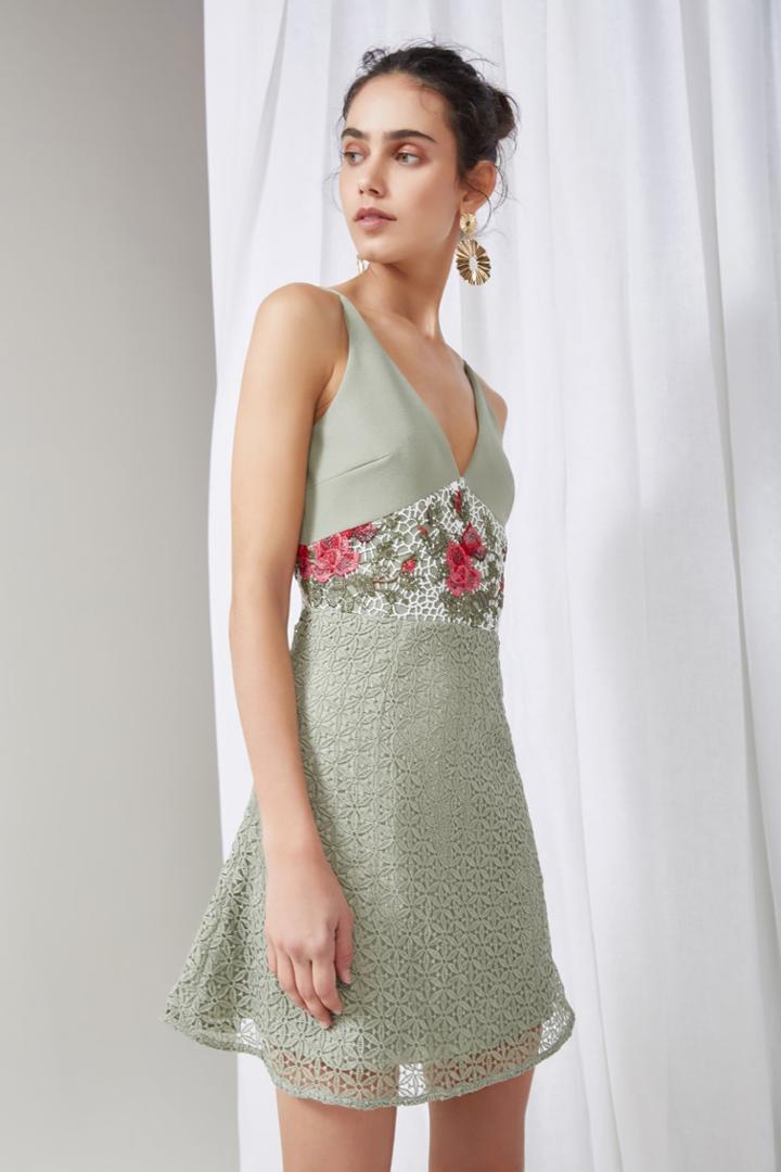 Keepsake Keepsake Rosebud Dress Sagexxs, Xs,s,m,l