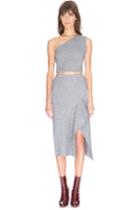 C/meo Collective Break Free Knit Skirt Grey Marle