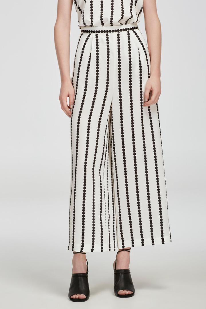 Finders Keepers Windsor Culotte White Base Spot Print