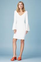 Finders Keepers Finders Keepers Signs Long Sleeve Dress Ivoryxxs, Xs,s,m