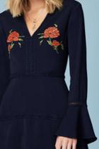 Finders Keepers Finders Keepers Etude Embroidered Dress Navyxs,s,m