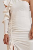 C/meo Collective White Noise Dress Ivory
