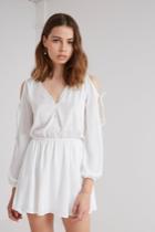 The Fifth The Fifth The Nightingale Long Sleeve Dress Ivory