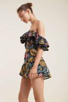 C/meo Collective Immerse Playsuit Black Floralxxs, Xs,s,m
