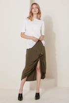 The Fifth Changing Course Skirt Deep Khaki