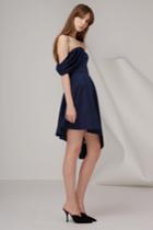 Keepsake Too Late Mini Dress Navy