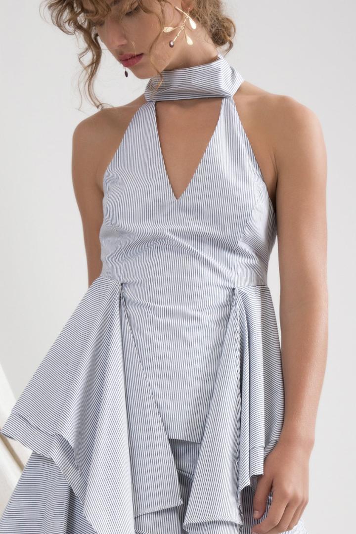C/meo Collective Take A Hold Top Black Stripe