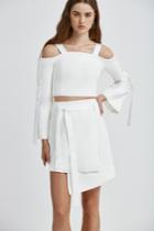 C/meo Collective Outgrown Skirt Ivory