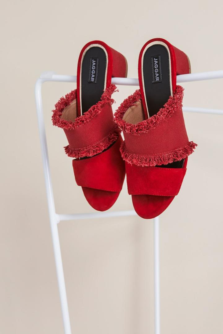 Jaggar Footwear Acme Heel Coral