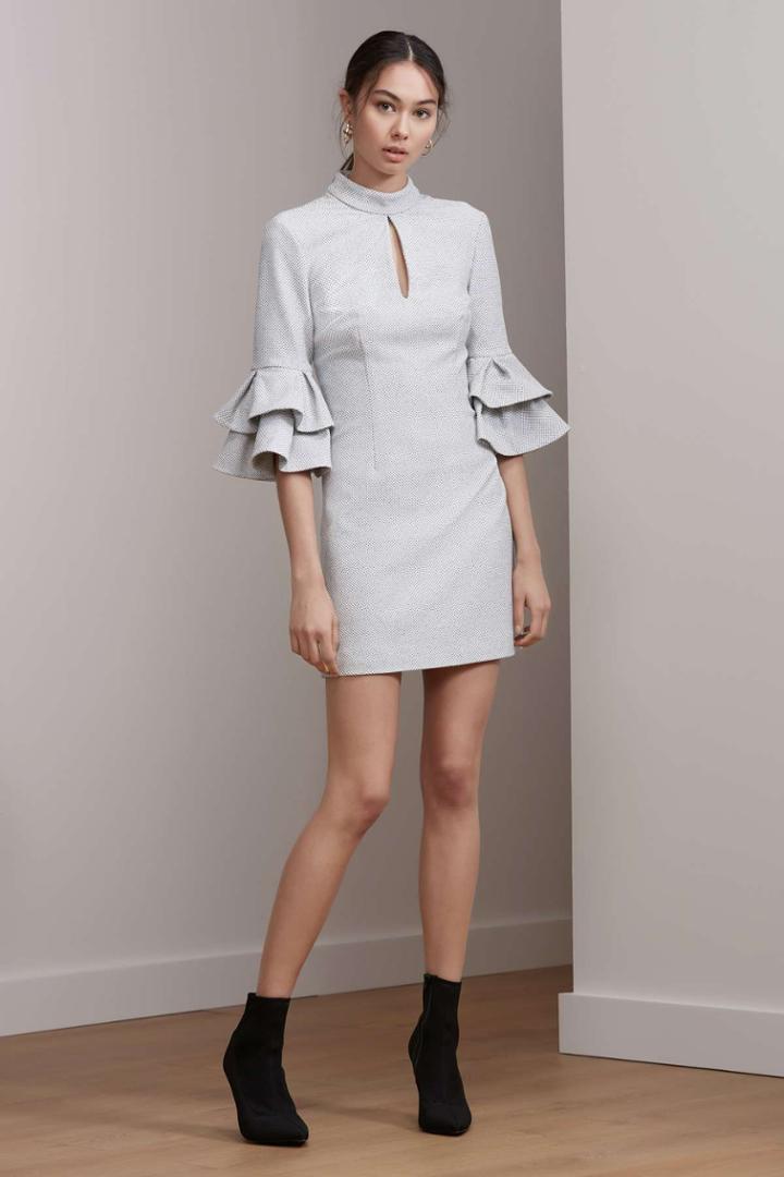 Keepsake Love Light Mini Dress Ivory