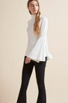 The Fifth The Countdown Long Sleeve Top Ivory