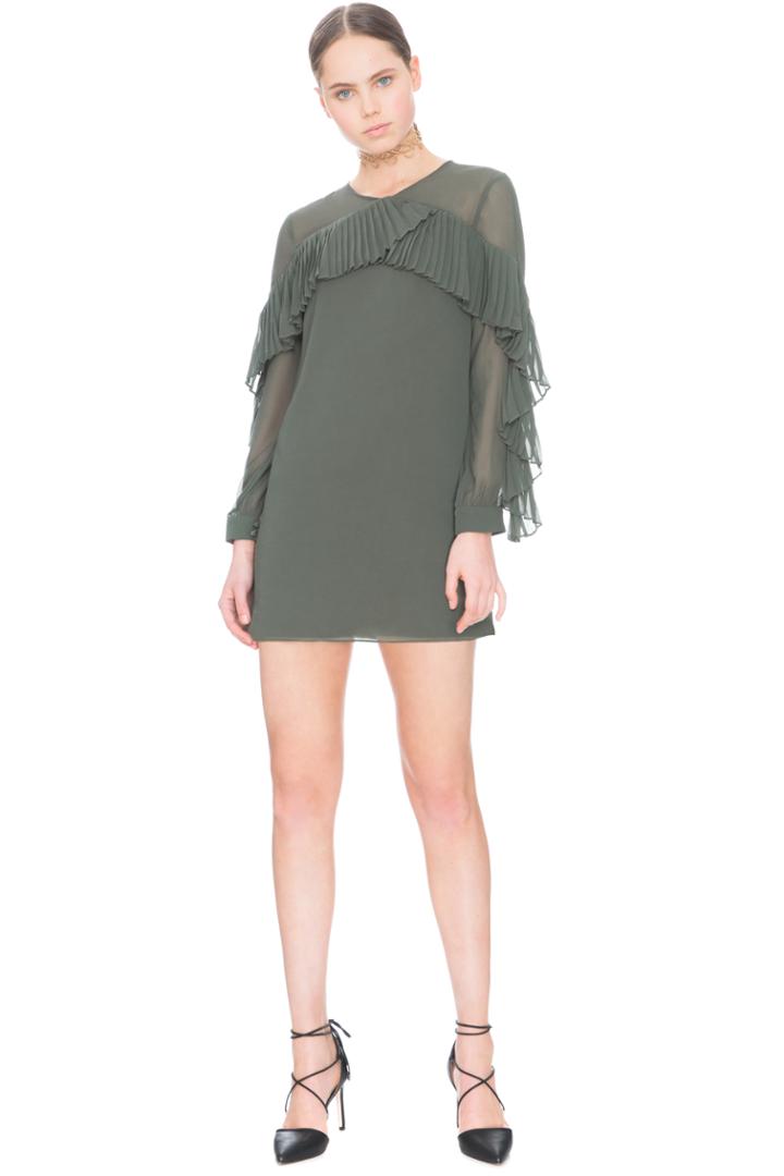 Keepsake Don't Wait Mini Dress Khaki