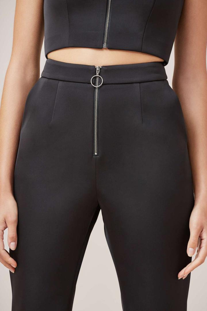 Finders Keepers Permission Crop Flare Blackxxs, Xs,s,m
